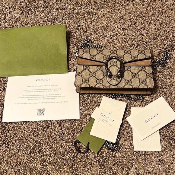 Gucci Handbags - Dionysus GG Supreme super mini bag